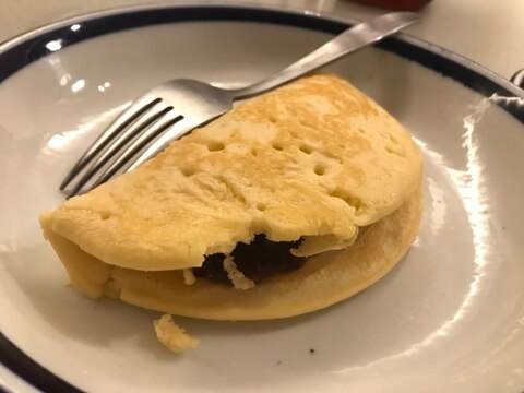 ホットケーキ餡挟み